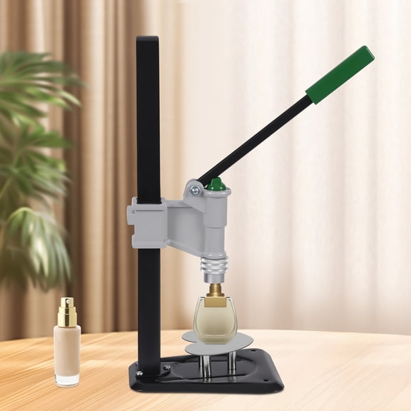DENEST Manual Desktop Perfume Bottle Capper And Capping Tool Machine, Perfume Sprayer Sealer Tool, Perfume Bottle Capper Machine For 13-20mm, Short Base