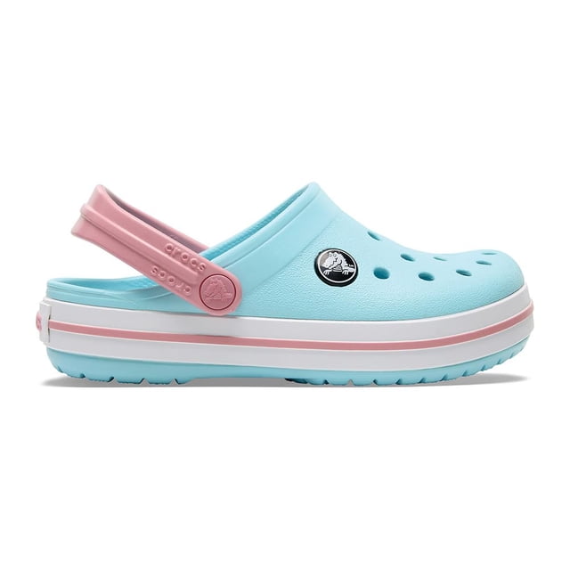 Zapatos Crocs Crocband para Niños Zuecos Azul Hielo Blanco Talla 5