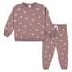 thumbnail image 1 of Gerber conjunto rosa para niña con sudadera y pantalón de algodón ropa, 1 of 4