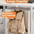 thumbnail image 4 of 6 Pcs Adjustable Table Hooks for Hanging Bags, Heavy Duty Metal Backpack Hooks for Desk, 4 of 7