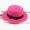 Hot Pink, variant on Herrnalise Ladies Women's Summer Solid Top Hat Sun Visor Sun Straw Beach Hat