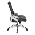thumbnail image 4 of Screen Back Chair with Black Faux Leather Seat, 4 of 7