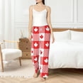 thumbnail image 6 of Lsque Maple Leaves1 Print Women's Pajama Pants, Lounge Pant - Comfortable Home Wear,Elastic Waistband, Stylish Design-Small, 6 of 9