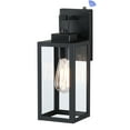 thumbnail image 6 of 14" Outdoor Lighting Wall Mount Dusk to Dawn Sensor Porch Light Fixture with Matte Black Finish, E26, 6 of 8