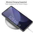 thumbnail image 4 of Case For Samsung Galaxy S25 Ultra, Detachable Wallet Electroplated Shell Wireless Charging Leather Case Card Holder Kickstand Cover, 4 of 8