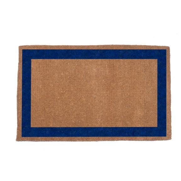 CocoMatsNMore Blue Single Border Doormats 18" x 30"