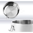thumbnail image 3 of EeaseCA Stainless Steel Lunch Box Double layer Insulated Lunch Box Portable Food Container for Students Staff Use (14cm), 3 of 7