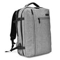 thumbnail image 5 of Travel Select Unisex Multifunctional Tech Polyester Travel Laptop Backpack with USB port, Gray, 5 of 12