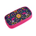 thumbnail image 2 of Uemuo Cinco De Mayo Floral Printed Pencil Pen Case, Portable Pencil Pouch with Zipper, Compact Stationery Bag Makeup Bag, Pencil Bag for Home Office, 2 of 9
