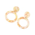 thumbnail image 1 of Pendientes colgantes Jumpingount para niña de acrílico amarillo, 1 of 6