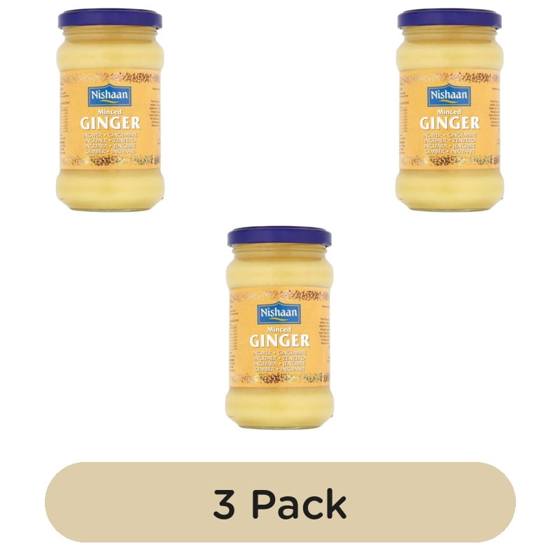 Nishaan Ginger Minced 283g, British Import (Pack of 3)