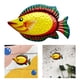 thumbnail image 3 of 2 uds., decoración de pared de peces de Metal, arte para exteriores, escultura interior para sala de estar Macarena escultura de arte de pared, 3 of 8