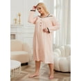 thumbnail image 3 of Plus Size Pajamas Set for Women Soft Nightwear Cute Sleepwear Women's Lounge Sets, 3 of 8