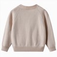 thumbnail image 5 of Gibobby Sweater Girls Long Sleeve Knitted Cardigan Sweaters with Bowknot Button Closure 12 Months 2t 3t 4t Kids Sweater Jacket Outwear(5-6 Years,Beige), 5 of 5