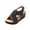 Black, variant on Utoimkio Wedge Sandals for Women Dressy Summer Ladies Shoes Wedge Heel Vintage Hollow Out Casual Women's Sandals