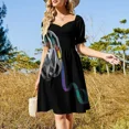 thumbnail image 4 of Vestido de manga corta My Orbit, vestido de lujo, vestido de noche, vestido de hada., 4 of 7