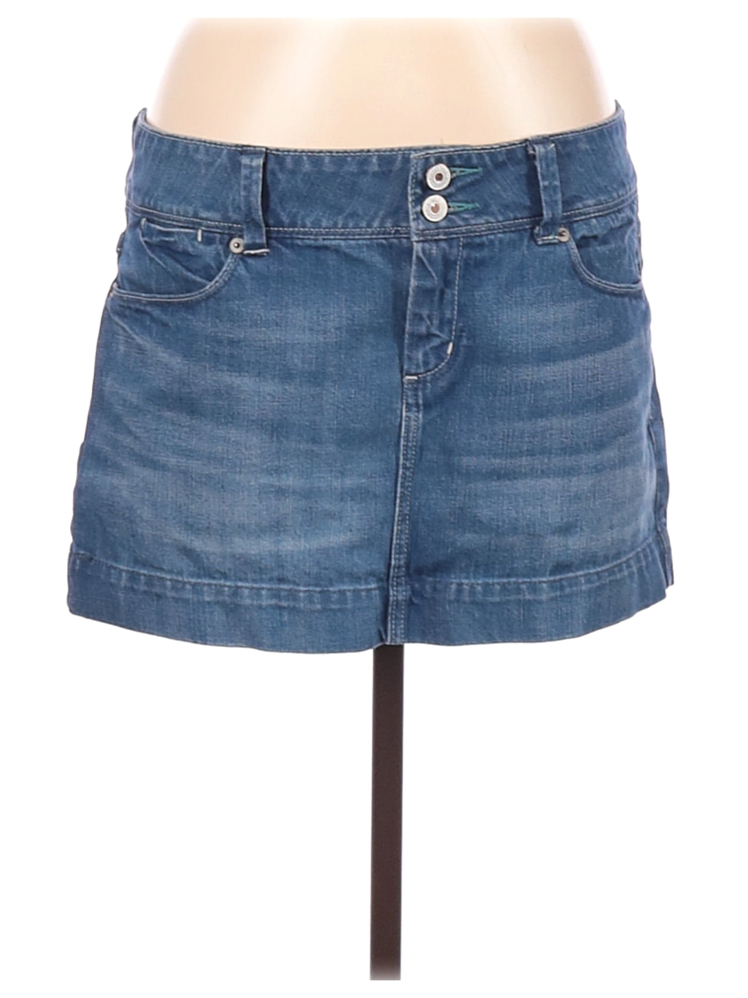 american eagle denim skirt