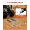 thumbnail image 5 of 4 X 5 Ft Drag Chain Harrow for UTV/ATV - Heavy Duty Q235 Steel, 5 of 11