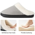 thumbnail image 4 of Ecetana Women's Fuzzy Slippers Memory Foam Soft Warm House Slippers Slip-on Indoor, 4 of 8