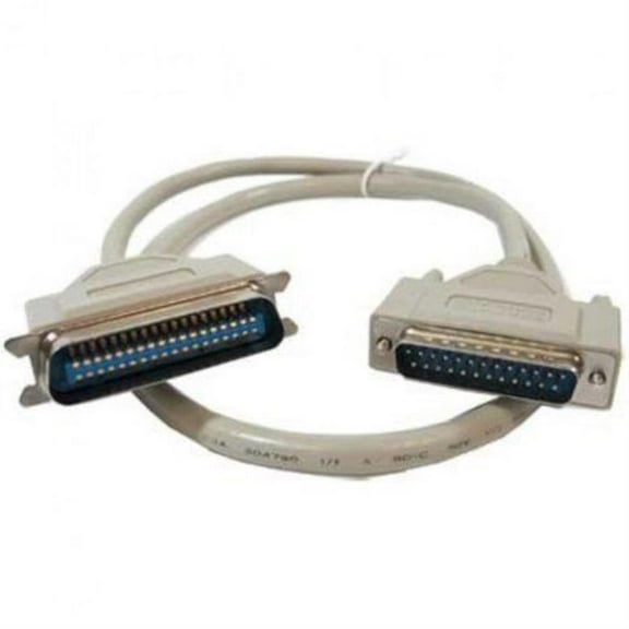 C2G - Printer cable - DB-25 (M) to 36 pin Centronics (M) - 15 ft - beige