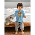 thumbnail image 2 of Boy! Balloon Bear Long Sleeve Toddler -Image by Shutterstock,  5 Toddler, 2 of 4