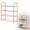 Pink, variant on Trapezoidal Shoe Rack Storage Organizer for Home Use Space Saving Four Story Cabinet for Doorstep Dormitory and Balcony