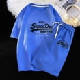 thumbnail image 2 of Conjunto de verano Superdry Ultimate Dry para hombre, camiseta y pantalones cortos deportivos de moda coreana, conjunto de talla holgada informal de calle para hombre, 2 of 5