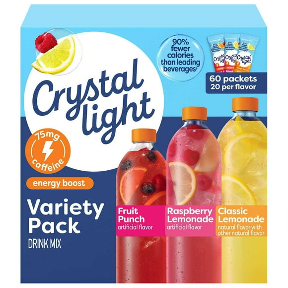 Crystal Light OTG Energy Variety Pack, 60 pk.