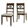 thumbnail image 3 of Castle Place Mid-century Modern Dining Chair, Set of 2, Brown, 3 of 8