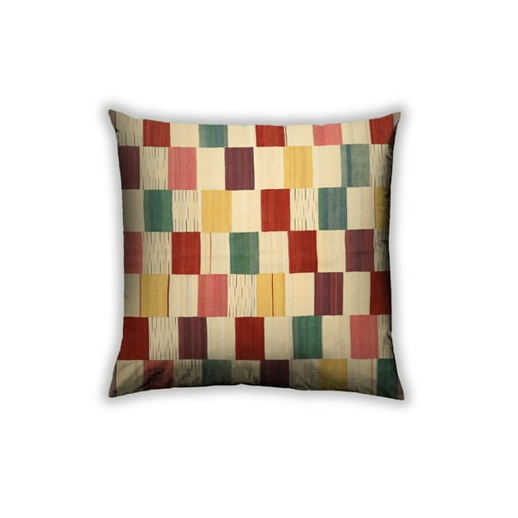 Ahgly Company Indoor Square Contemporary Throw Pillow, 18 inch by 18 inch