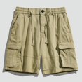 thumbnail image 1 of Shorts d'Été Décontractés à Taille Élastique Multi-Poches pour Hommes, 1 of 8