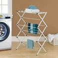 thumbnail image 1 of MAINSTAYS Folding Dry Rack, Clothes drying laundry rack for energy savings and gentle air drying, Indoor use, Durable, lightweight steel with a white finish, 1 of 3