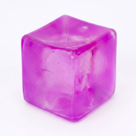 TekXYZ Squishy Cube, Slow Rising Ice Cube Stress Balls for Adults, Calming Sensory Hand Exerciser for Tension & Focus