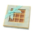 thumbnail image 2 of Caja de chocolate vacía de 9 rejillas, caja de regalo multiusos para San Valentín, cajas de galletas y dulces. Verde, 2 of 9