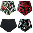 thumbnail image 5 of Bas de Bikini Taille Haute pour Femmes, Bas de Maillot de Bain, Pantalons de Maillot de Bain Grande Taille, 5 of 5