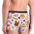 thumbnail image 4 of Rateoe Cute Dog Mens Boxer Briefs Poly Spandex Performance Boxer Briefs Underwear Hem Boxer Briefs - Small, 4 of 8