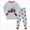 PP35-Red, variant on 2-3 Years Toddler Boys Girls Long Sleeve 2pc Tee/Pants Pjs Set Sleepwear Outfits Home Pajama Set