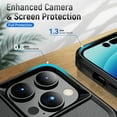 thumbnail image 5 of Designed for iPhone 11 Pro Max Heavy Duty Case, Protection Shockproof Dropproof Dustproof Anti-Scratch Phone Case Cover for iPhone 11 Pro Max, Black, 5 of 9