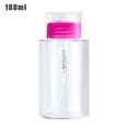 thumbnail image 1 of Press Bottle Makeup Remover Storage Container Cosmetic Removal Fluid Plastic Press Bottle, 1 of 10
