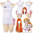 thumbnail image 2 of Peluca de cosplay de Nami de Fantasy SSG, traje de futuro, disfraz de anime para mujeres adultas, niñas, juegos de rol, disfraces de fantasía, ropa de carnaval de Halloween, 2 of 5