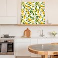 thumbnail image 6 of Lemon Yellow Wall Art Painting on Canvas, Country Watercolor Floral Leaf Green White Canvas Art Home Prints Wall Art Framed Modern Artwork for Living Room Bedroom Wall Decor 8x8in, 6 of 9