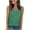 Green, variant on Summer Tunic Tops For Women V Neck Sleeveless Tee Plain Basic Camisole Slim Fitted Cami Dressy Classic Vest Office Work Trends T Shirts Tank Top Clothing