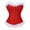 Red C, variant on vastwit Women's Christmas Corset Tops Lace Up Boned Overbust Bustier Bodyshaper Top Red B L