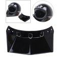 thumbnail image 4 of kurtrusly Motorcycle Peak 5-Snap Sun Visor UV Sunshield Effective Protection Black 1Set, 4 of 6