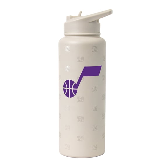 Logo Brands Utah Jazz 34oz. Sand Ghost Quencher Bottle