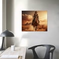 thumbnail image 3 of Nawypu Western Cowboy Wall Art Rustic Cowboys Pictures Wall Decor Vintage Cowboy Horse Canvas Prints Inspirational Quotes Painting Modern Artwork Home Decoration for Bathroom Bedroom Living Room, 3 of 4