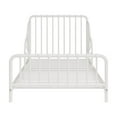 thumbnail image 3 of Little Seeds Quinn Whimsical Metal Toddler Bed, White, 3 of 19