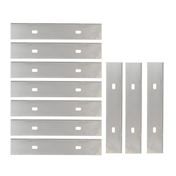 FACEGA 10Pcs 4inch Scraper Blades Thickened Sharp Carbon Steel Universal Clean Tool Blade Set for Window