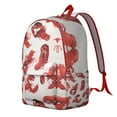 thumbnail image 3 of Crustacean Seafood Marine Ocean Travel Backpack – Lightweight Student Backpack with Nautical Beach Design, Comfortable Carrying, and Anti-theft Features for Daily Use and Short Trips, 3 of 5