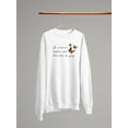 thumbnail image 3 of Be Someone's Sunshine Butterfly Sweatshirt Women -Image by Shutterstock, Female XX-Large, 3 of 4